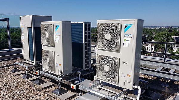 Der Industriedienstleister WISAG hat neue Klimageräte in der GVV Unternehmenszentrale in Köln eingebaut. Quelle: WISAG Industrie Service Holding, 2019