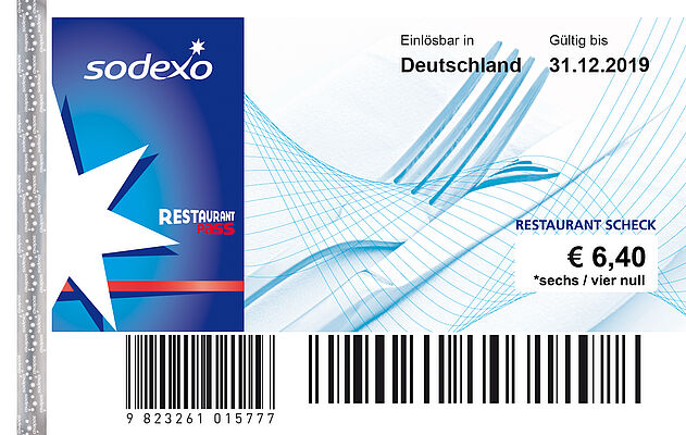  Neuer Maximalwert für die arbeitstägliche Verpflegung - ab 2019 sind 6,40 Euro steuerfrei nutzbar.